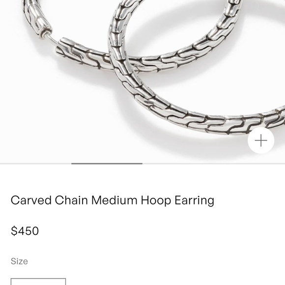 Jhon Hardy medium hoops - Picture 2 of 4